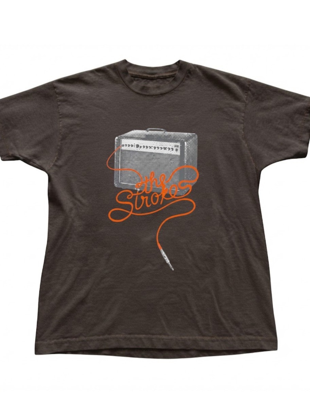 The Strokes Band Tee Black Amplifier Cable Graphic Tee Gildan T-shirt